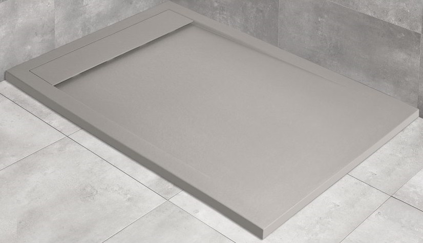 Darmowa Dostawa - Brodzik prostokątny 140x90 cm cement Radaway Teos F HTF1409074