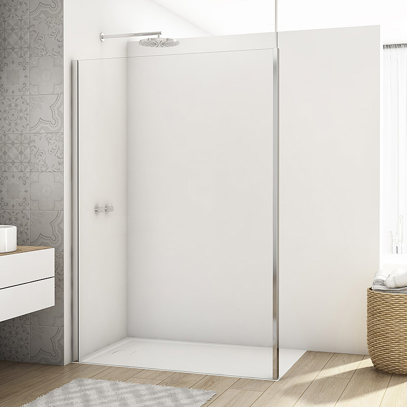 Ronal Divera Walk-in ścianka prysznicowa 70 cm srebrny błyszczący/szkło przezroczyste D22WI1V0705007