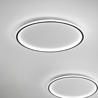 Abigali Modern plafon 1x36W LED czarny/biały MD1803-R50-Y - Wysyłka w 24h