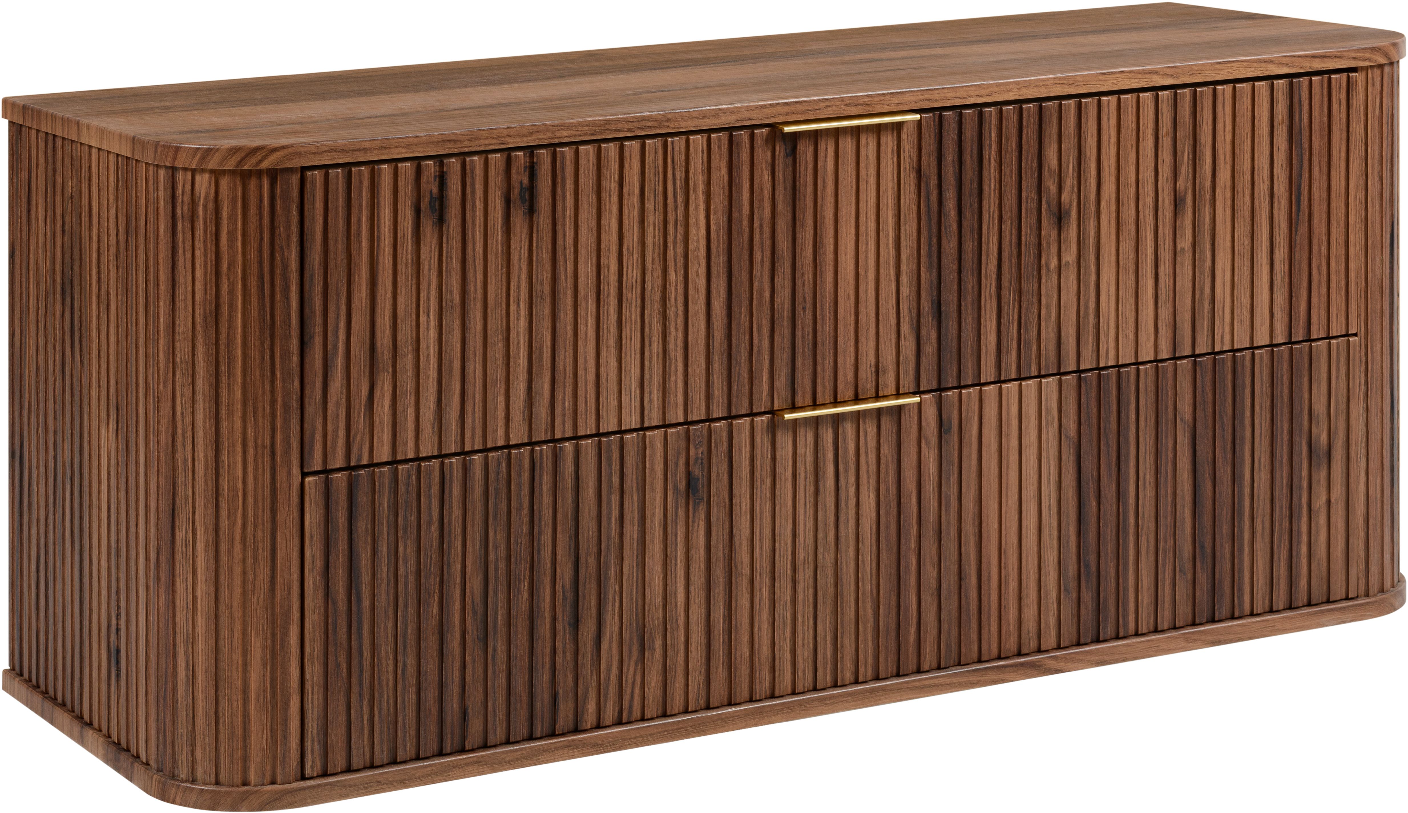 Rodan Elegance szafka z blatem 120,4x41,5x51,7 cm podumywalkowa wisząca dąb orzech - Wysyłka w 24h