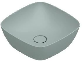 Catalano Green umywalka 40x40 cm kwadratowa nablatowa acqua satinato 0622400028