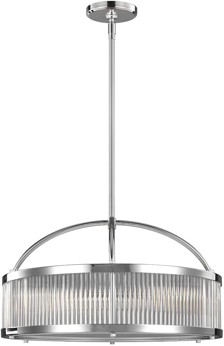 Elstead Lighting Paulson lampa wisząca 6x3 W chrom FE-PAULSON-6P
