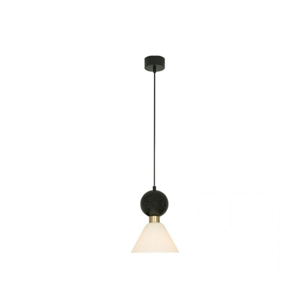Zambelis Lighting lampa wisząca 1x15 W czarna-mosiądz-piaskowa 23240