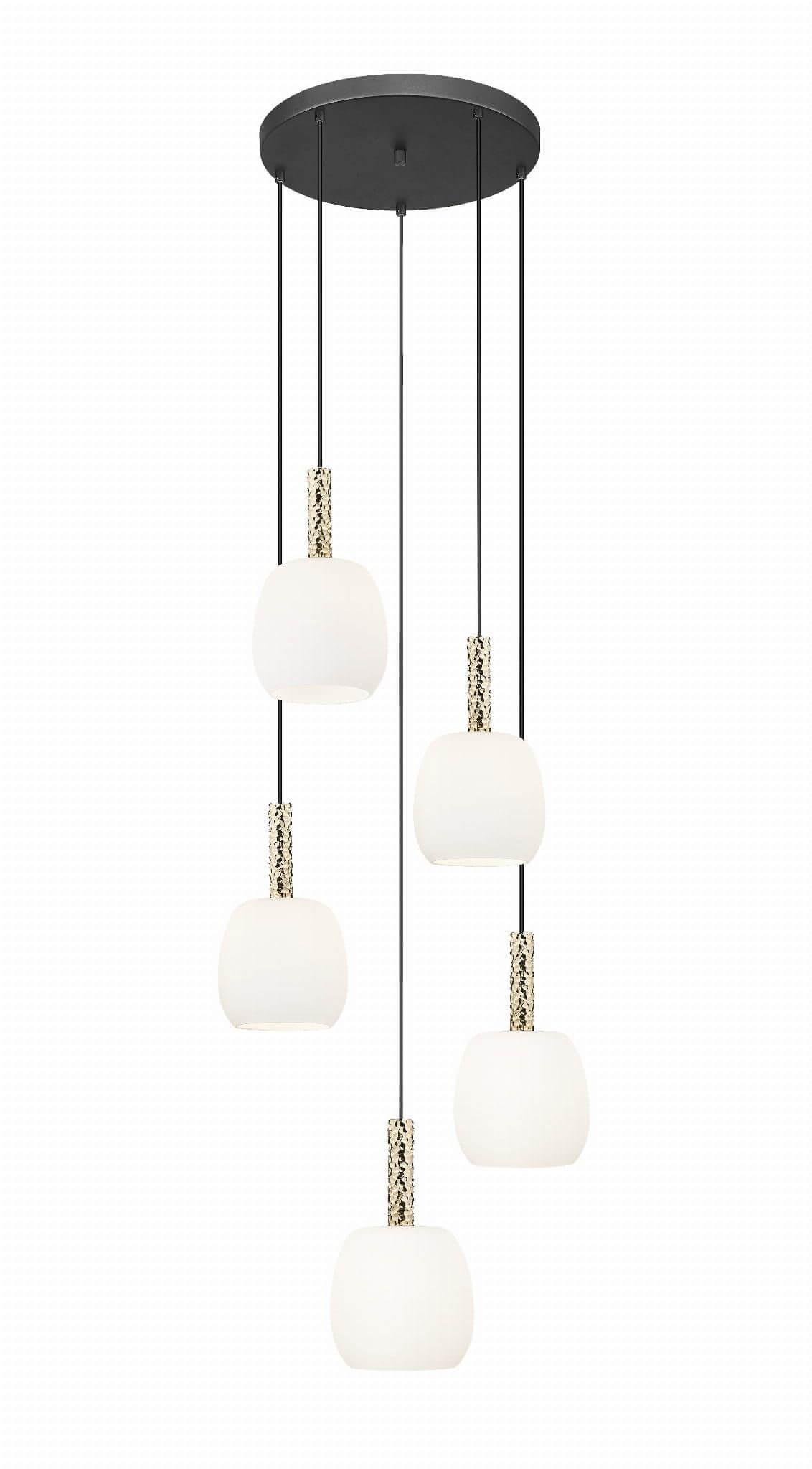 Zuma Line Calvo lampa wisząca czarna-złota P0076-05G-P7AA