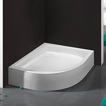 Sanplast Free Line brodzik 100x100 cm półokrągły BP/FREE biały 615-040-0241-01-000