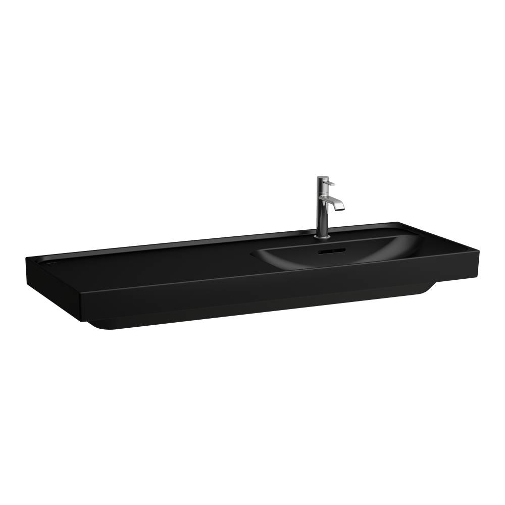 Laufen Meda umywalka 120x46 cm prostokątna meblowa czarny mat H8171197161091