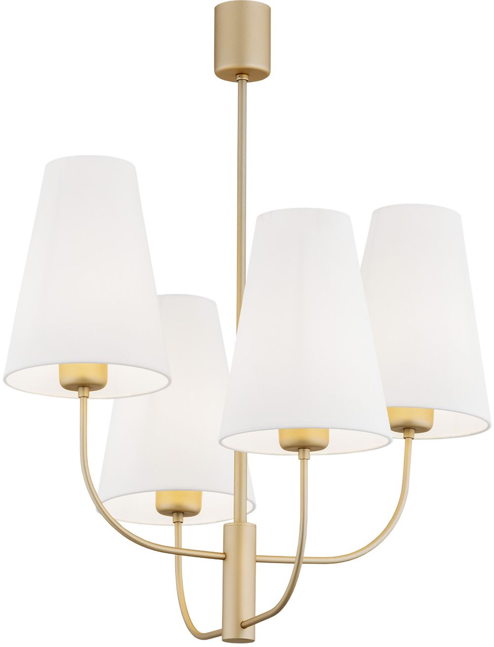 Argon Safiano lampa podsufitowa 4x15W biały/złoty 1821