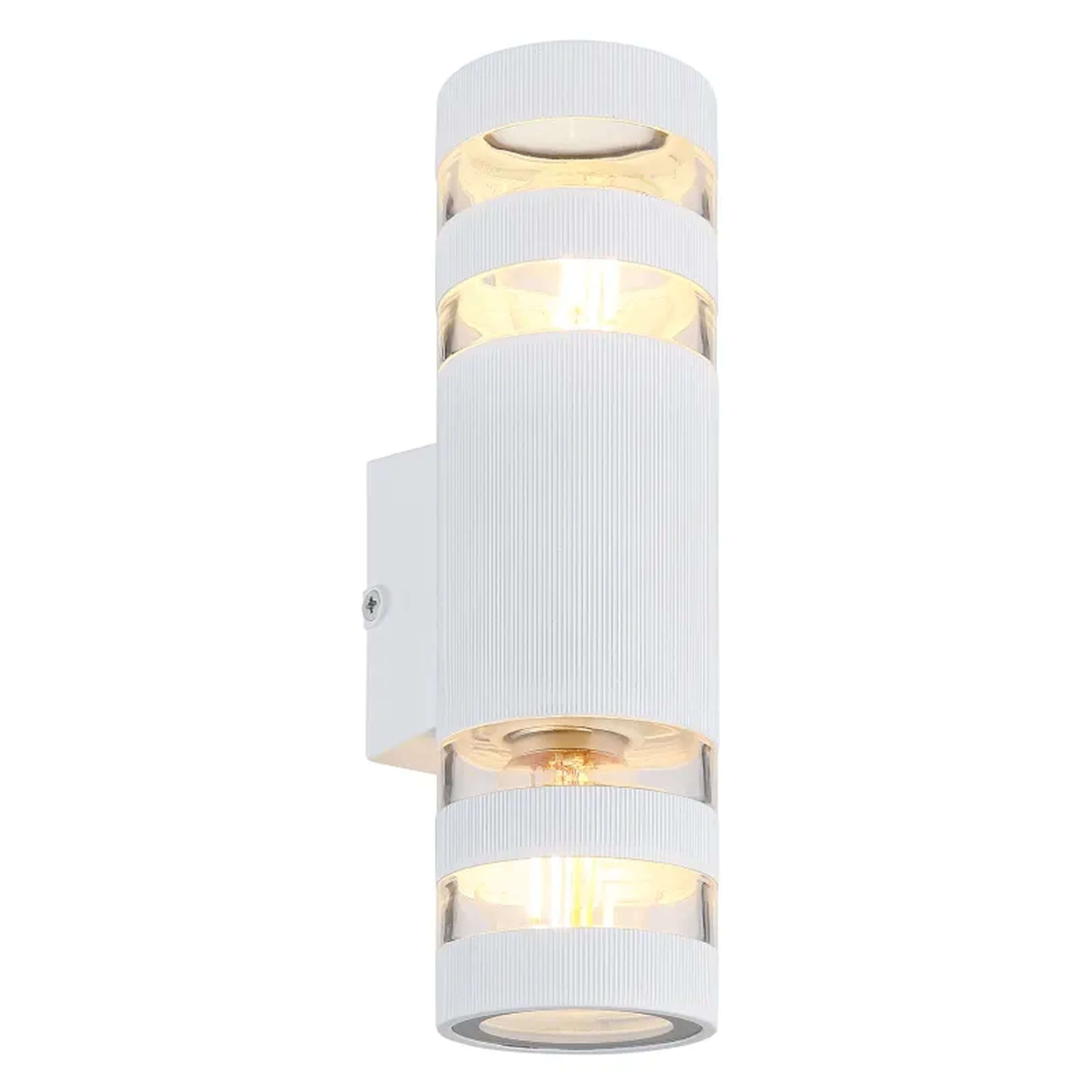 Globo Lighting Hayes lampa ścienna 2x10 W biały-przezroczysty 78260W