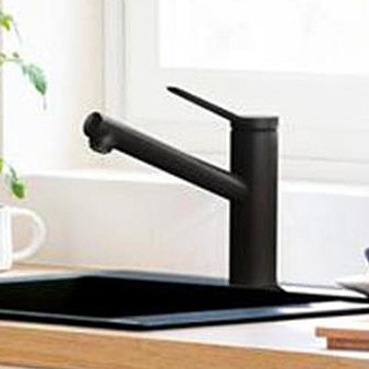 Hansgrohe Zesis M33 bateria kuchenna stojąca czarna 74806670