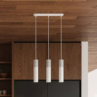 Sollux Lighting Borgio lampa wisząca 2x40W beton/biała SL.0648