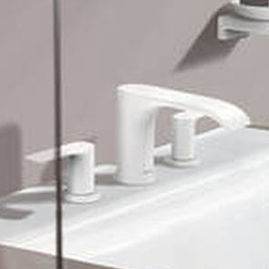 Hansgrohe Vivenis bateria umywalkowa 3-otworowa EcoSmart biały mat 75033700