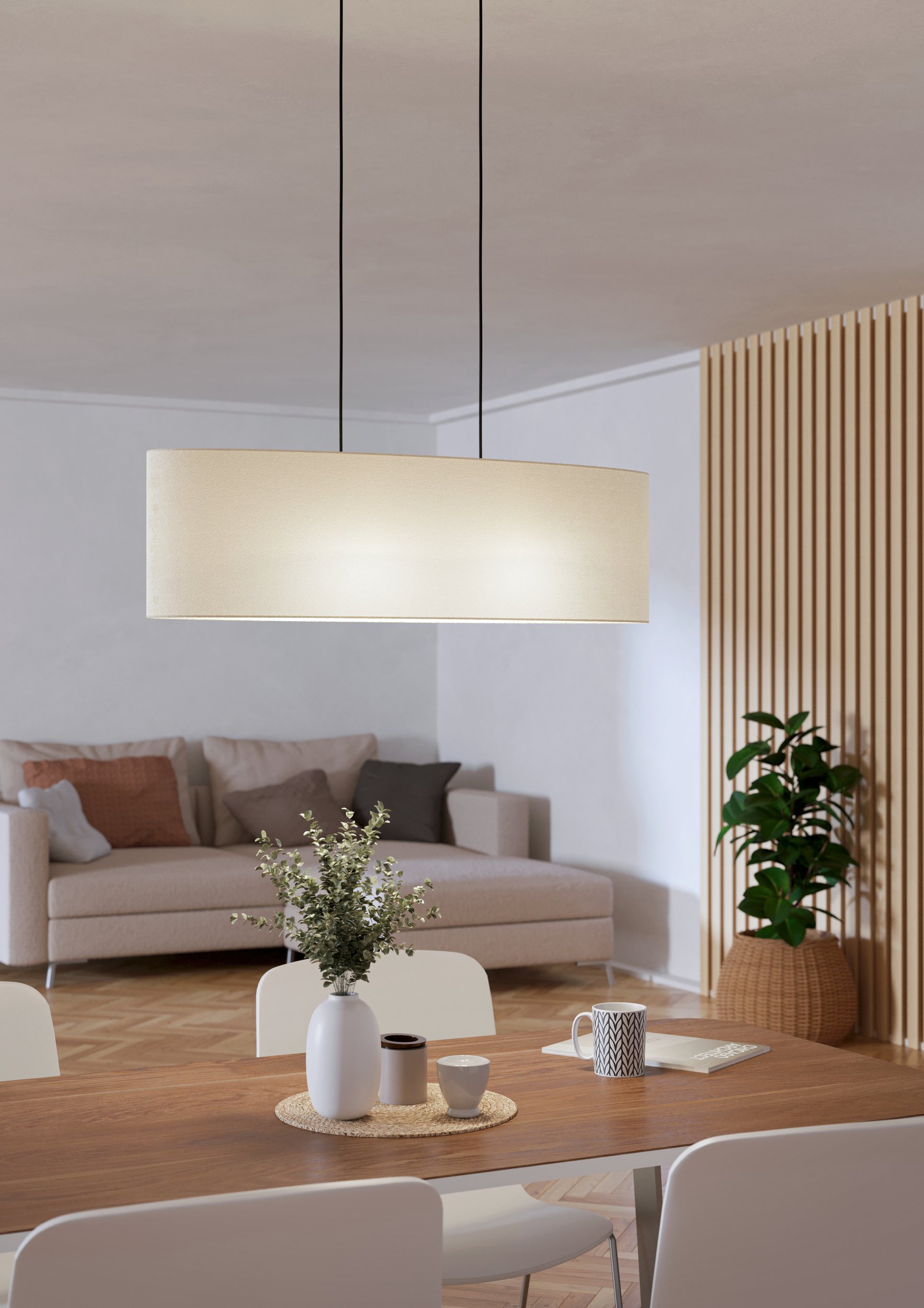 Eglo Febres lampa wisząca 2x60 W biała 901261