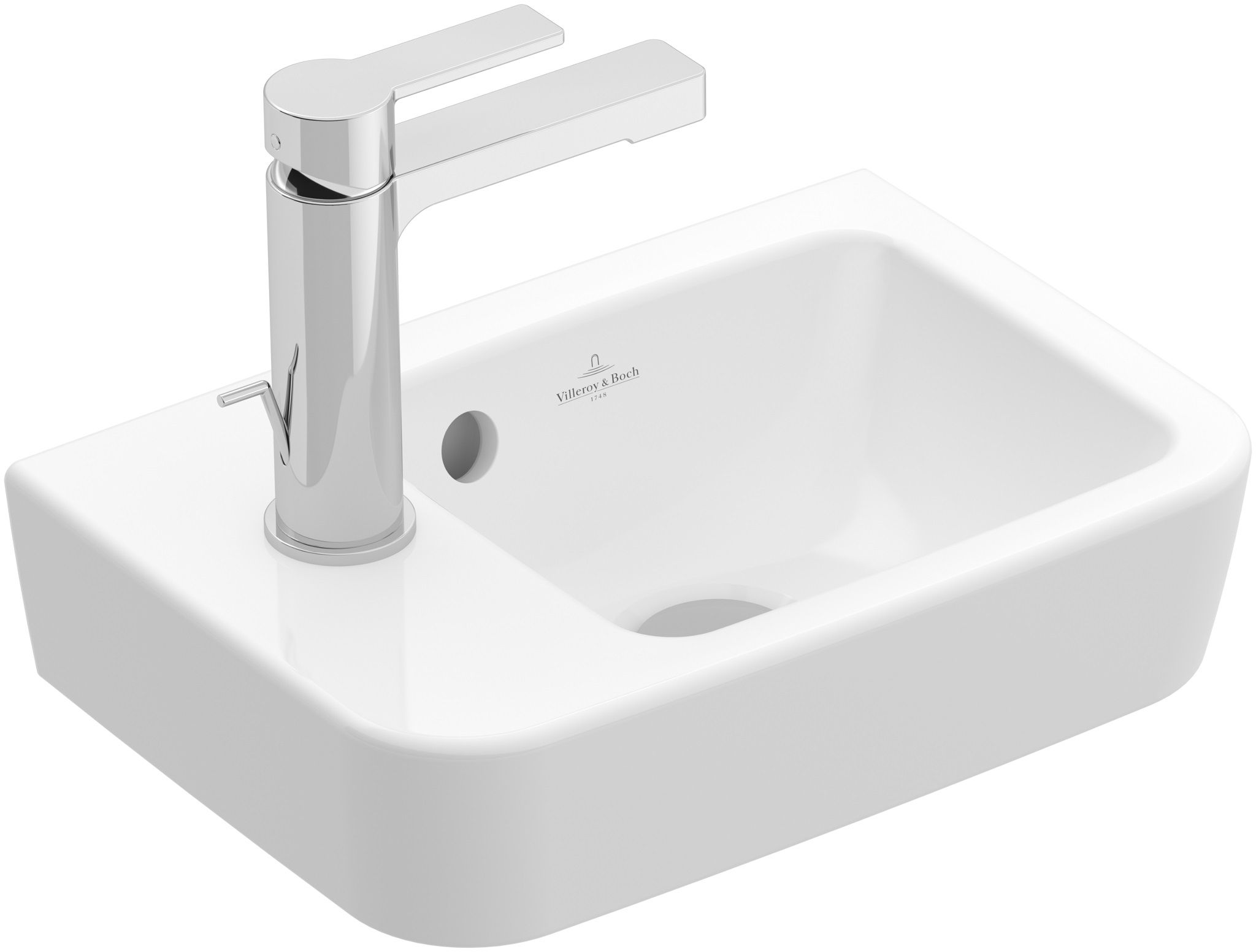 Villeroy & Boch O.Novo umywalka 36x25 cm ścienna Weiss Alpin 43423601