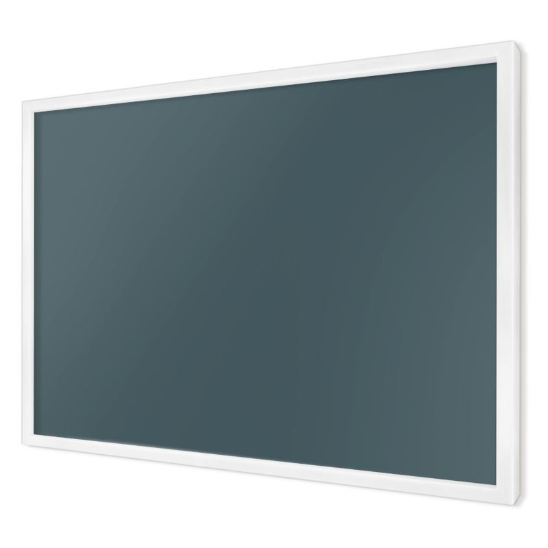 Ozdobna tablica magnetyczna Wallfluent 60x40 Turkusowy w białej ramie 1szt