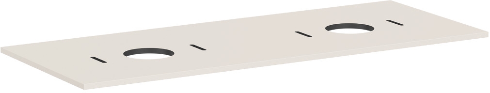 Hansgrohe Xilesa E blat naszafkowy 137,5x55 cm piaskowy 54280780