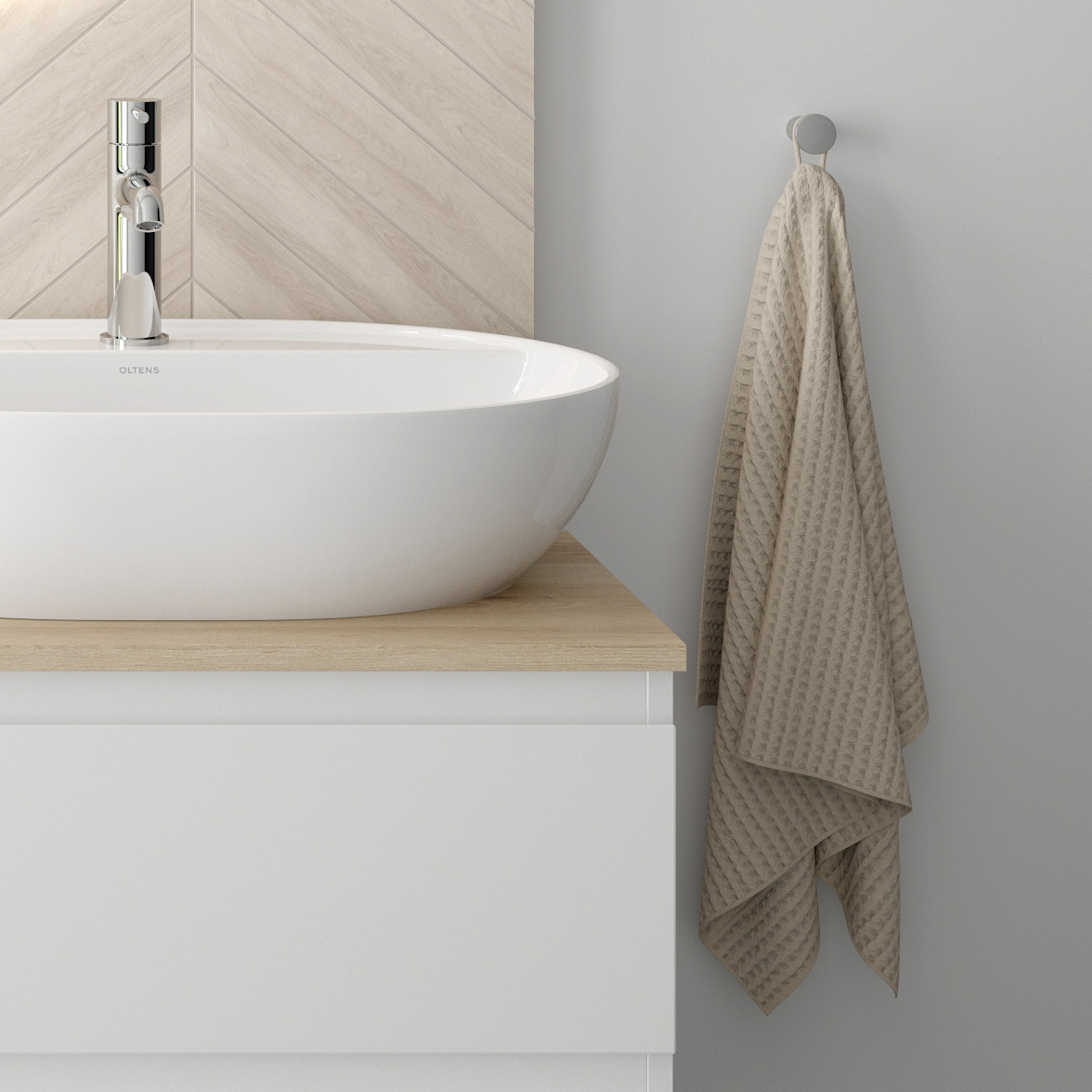 Oltens Vernal wieszak na ręcznik chrom 80004100 - Wysyłka w 24h