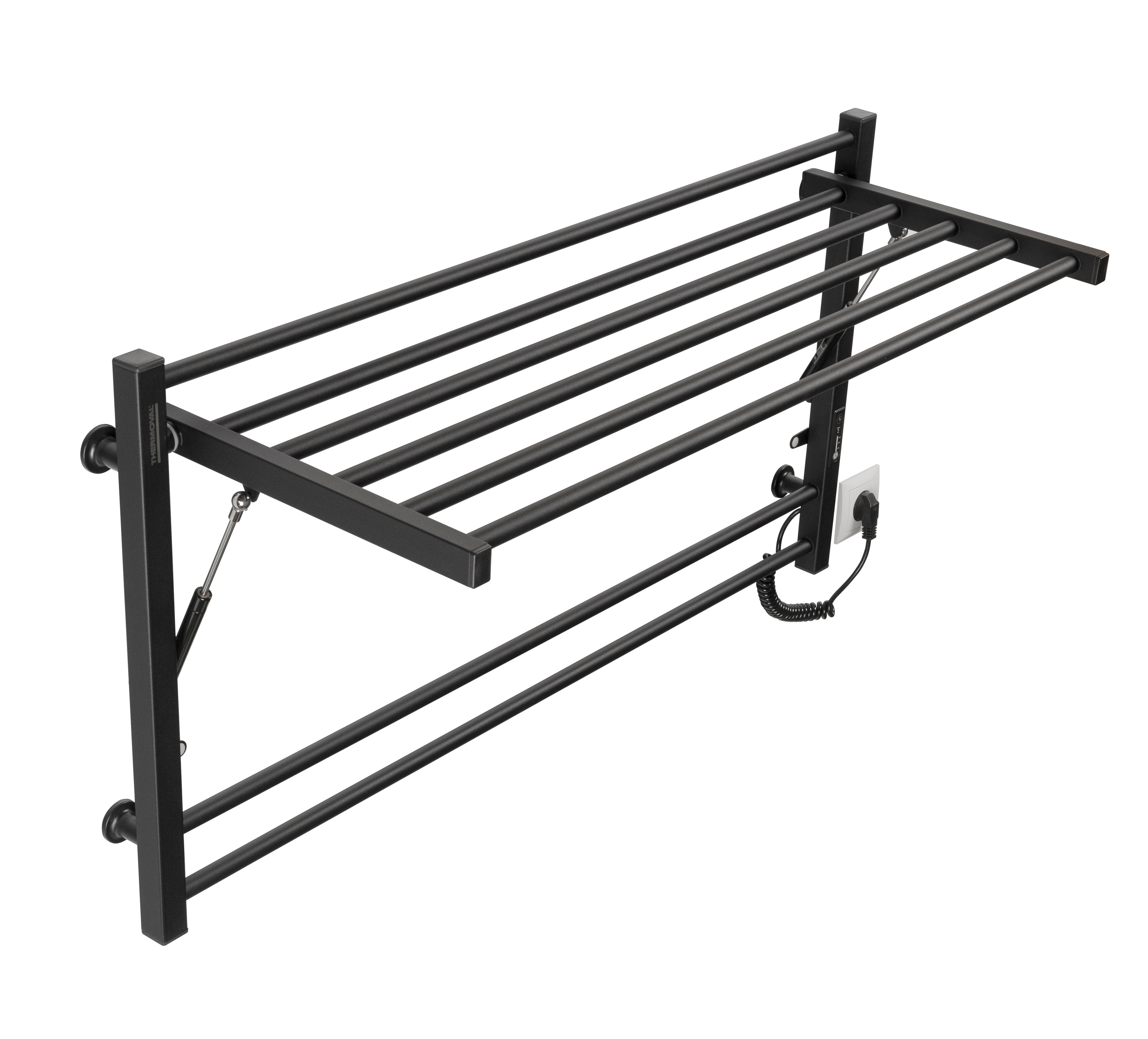 Thermoval TVB grzejnik elektryczny 54,9x103 cm czarny