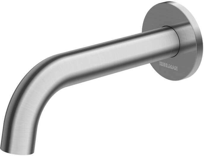Kohlman Axel Brushed Nickel wylewka do baterii 19 cm nikiel szczotkowany QW230ABN