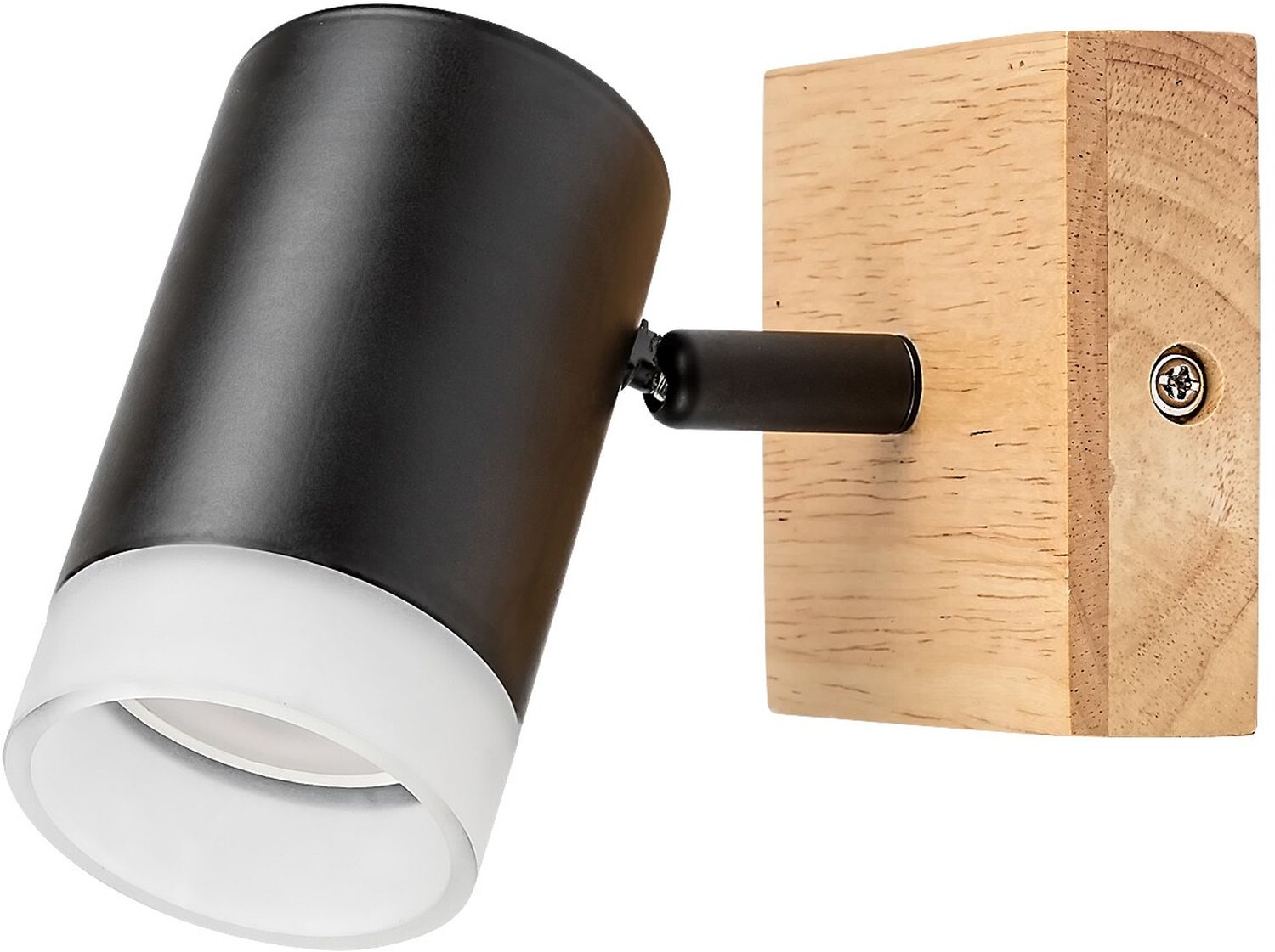Rabalux Toras kinkiet 1x5W czarny/drewno 73121