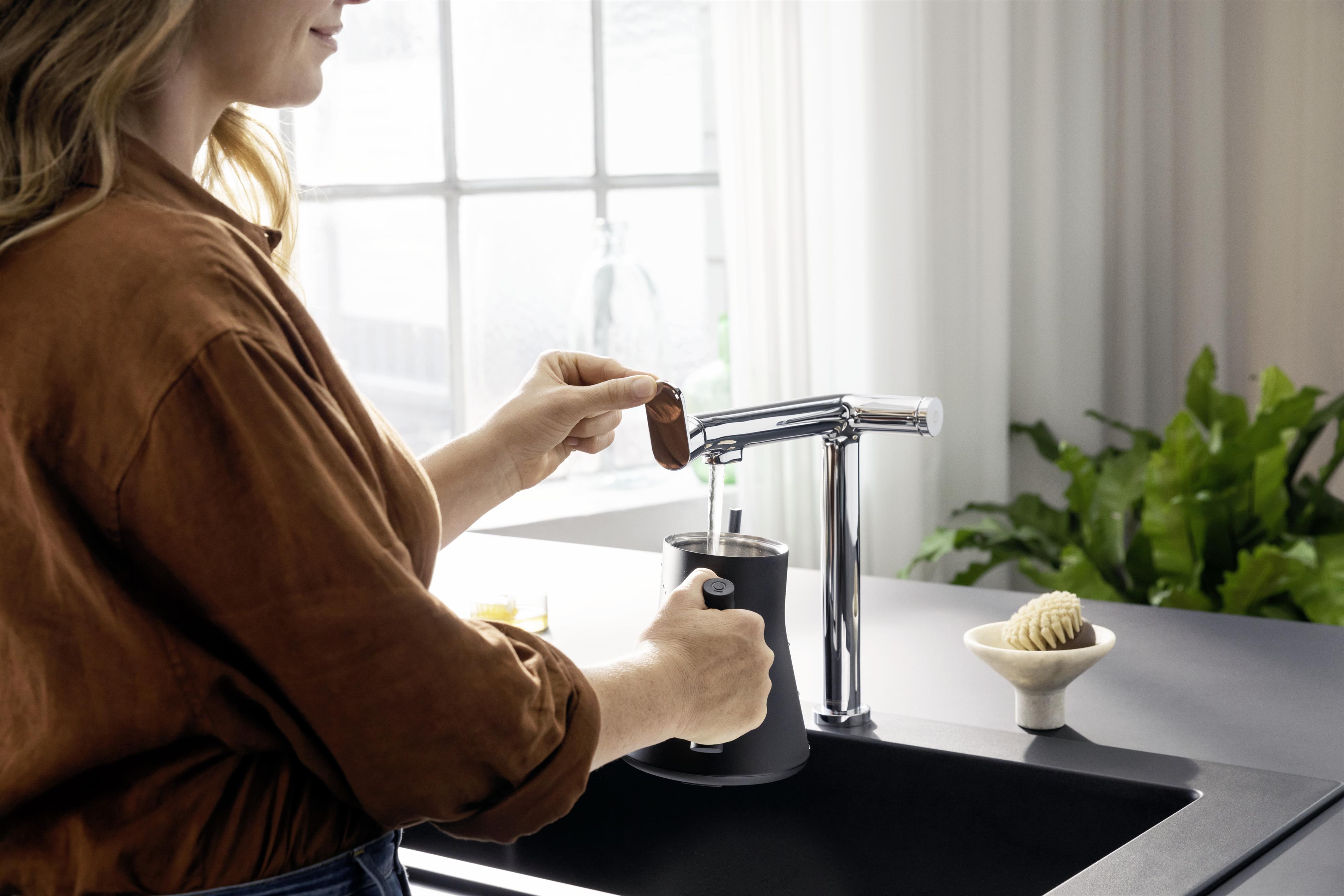 Hansgrohe Aqittura M91 bateria do filtra wody stojąca chrom 76804000