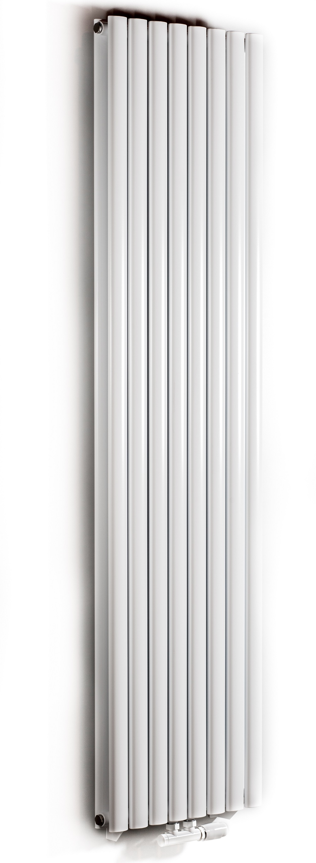 Luxrad Fortuna Podwójna grzejnik dekoracyjny 180x41 cm podłączenie dolne biały FORP18004109003ZDC