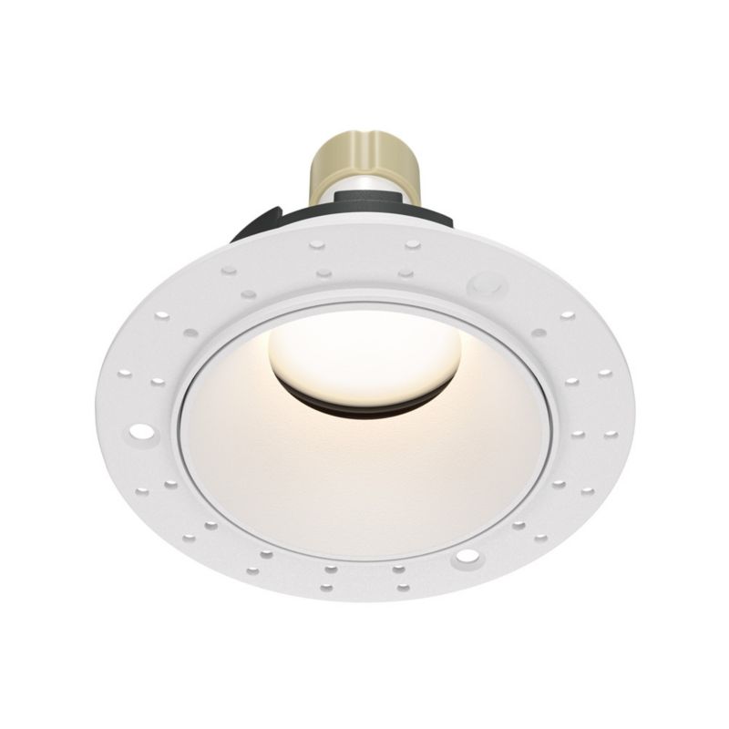 Oprawa sufitowa wpuszczana Maytoni Share do płyt GK biała 1 x GU10 x 10W IP20 wym: 3,7 x 10,2 x 10,2 cm okrągła - 1 szt.