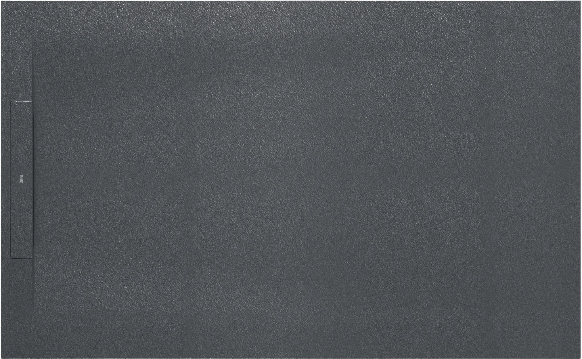Roca Pyros brodzik prostokątny z syfonem 120x90 cm szary AP9014B038403200