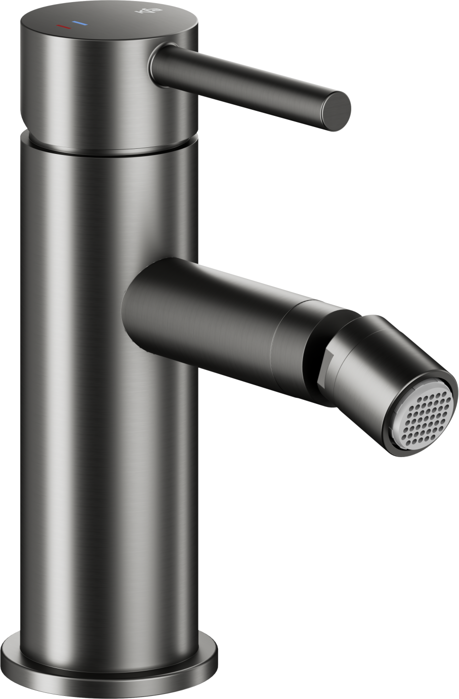 KFA Armatura Moza Gun Metal Grey bateria bidetowa stojąca grafitowa 5037-015-61