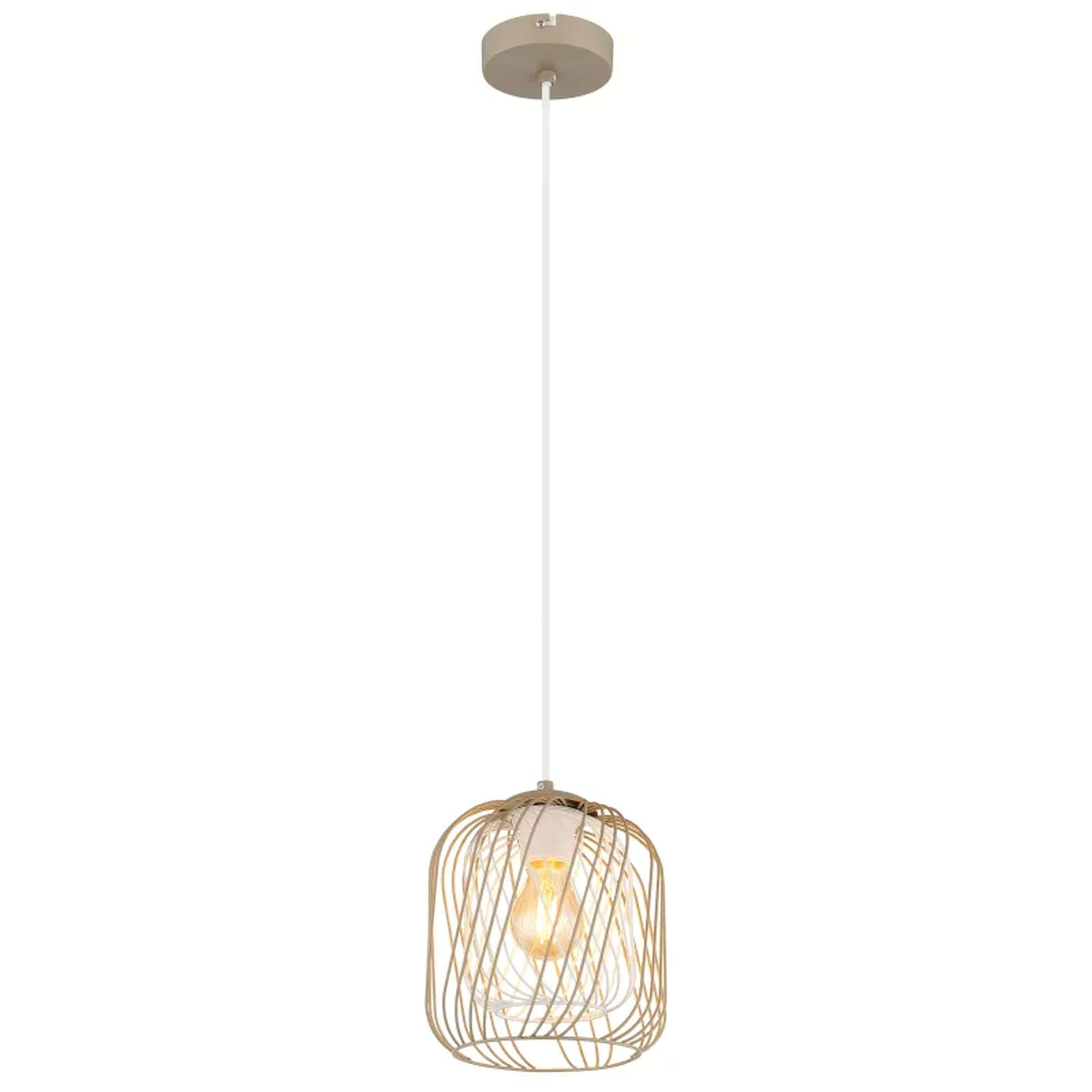 Globo Lighting Dichti lampa wisząca 1x40 W piaskowa 15965H