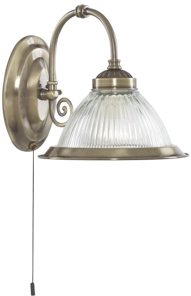 Searchlight American Diner kinkiet 1x60W mosiądz antyczny 9341-1 - Wysyłka w 24h