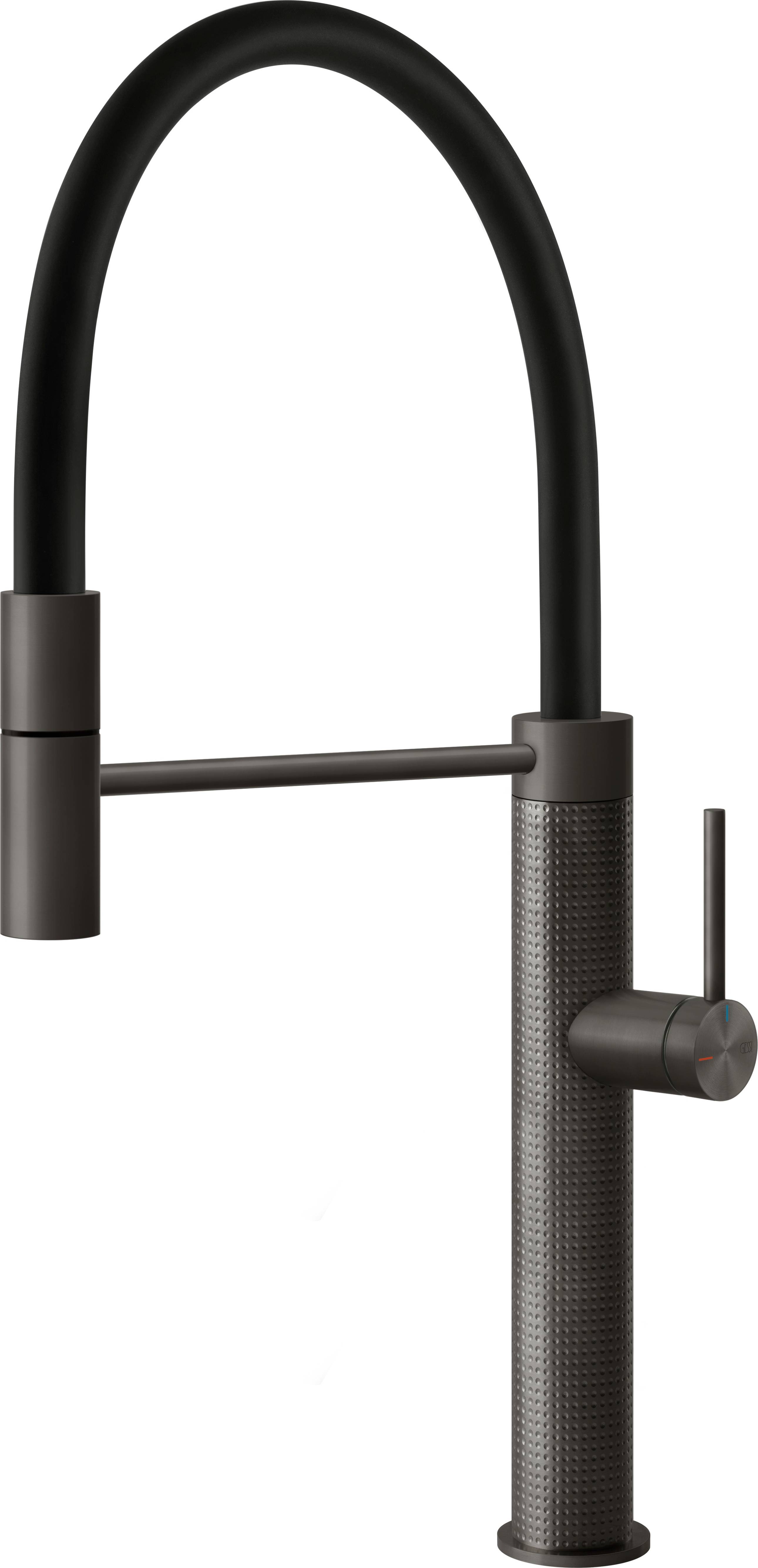 Gessi 316 bateria kuchenna stojąca czarna 60014.707