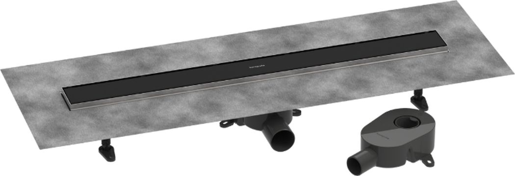 Hansgrohe RainDrain Go odpływ liniowy 80 cm kompletny czarny mat 56273670