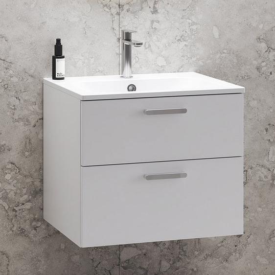 Ravak Chrome szafka 80x49x50 cm podumywalkowa wisząca biała uchwyt chrom X000001774