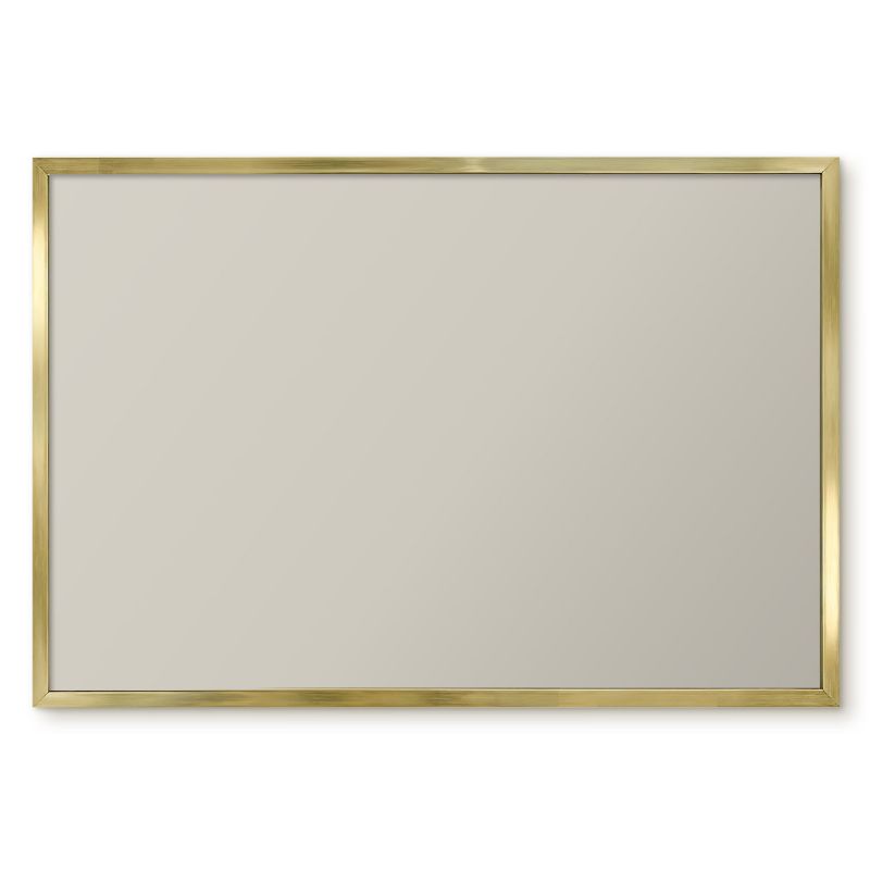 Tablica Magnetyczna Tulup 60x40 cm Ciepły kamienny - Złota rama Do sypialni, salonu 1 szt.