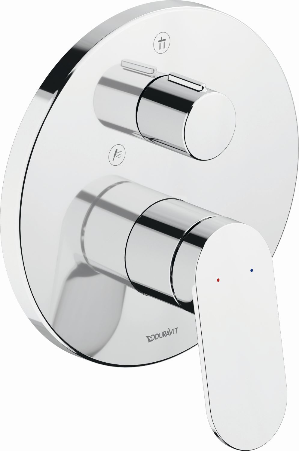 Duravit Wave bateria wannowo-prysznicowa podtynkowa chrom WA4210012010