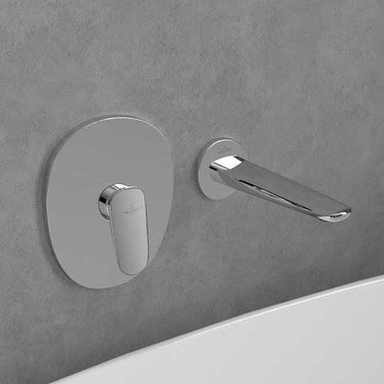 Villeroy & Boch Antao wylewka do baterii wannowej chrom TVT11100300061