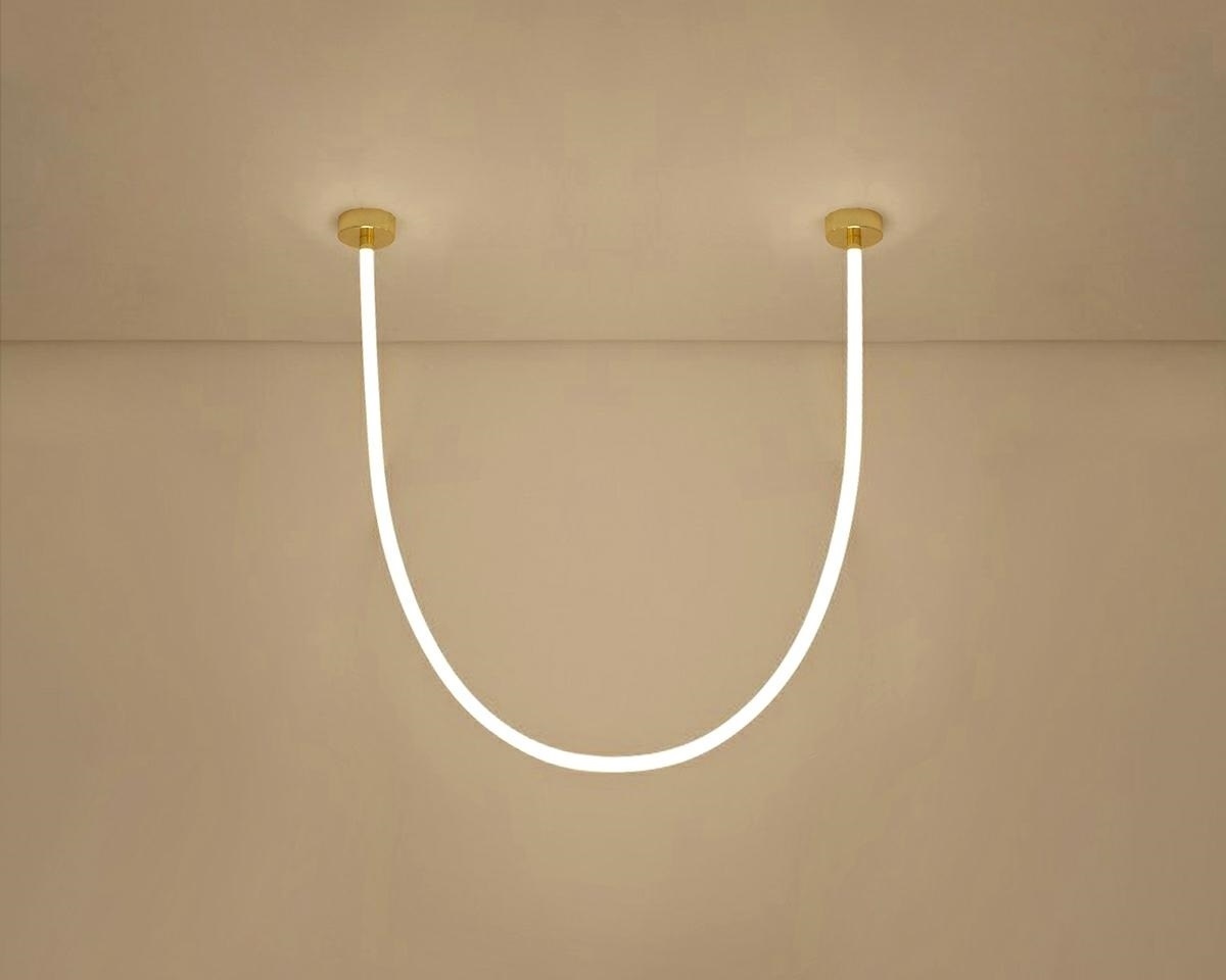 Moosee Lasso lampa wisząca 1x40 W biała-złota MSE1501100441