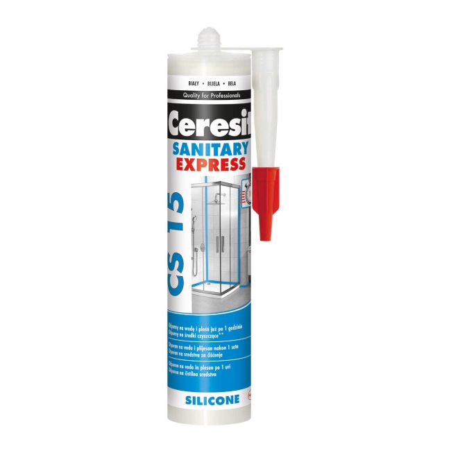 Silikon Ceresit CS 15 Express biały 280 ml