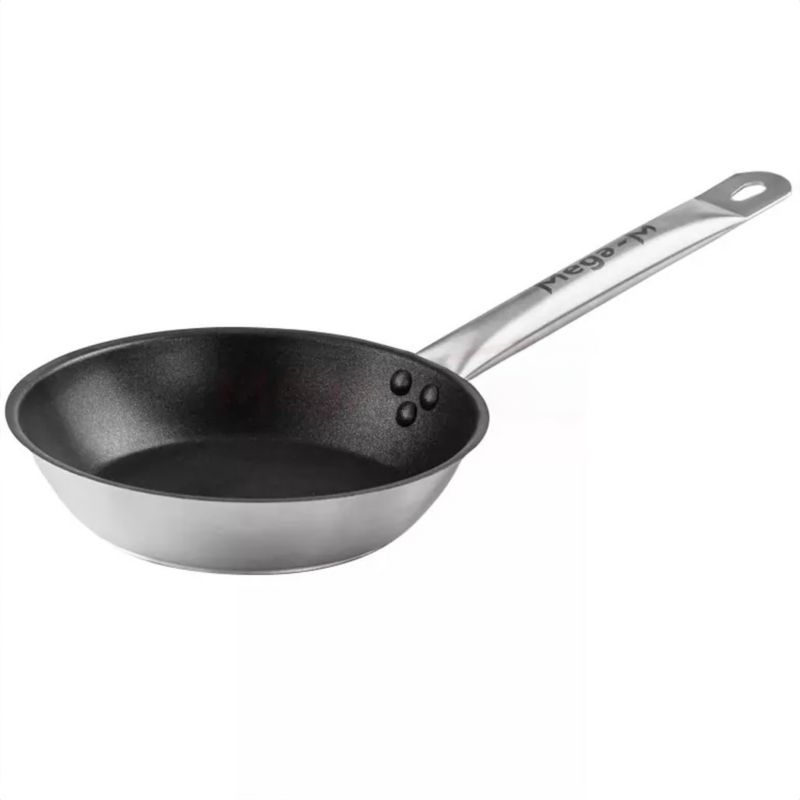 Patelnia Mega-M uniwersalna aluminiowa z powłoką nieprzywierającą wszystkie typy kuchenek 22cm 1szt.