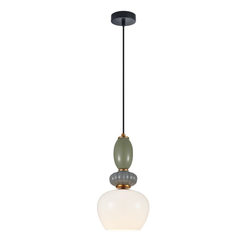 Lampa wisząca kolorowe elementy Italux Martelo multikolor 1xE27x40W IP20 wym:112x18,5x18,5cm - 1 szt.