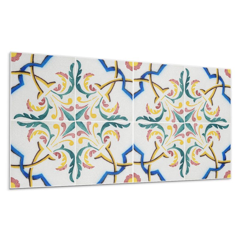 Panele samoprzylepne Wallfluent 60x30 cm Ornamenty roślinne w harmonijnym wzorze 6 szt.
