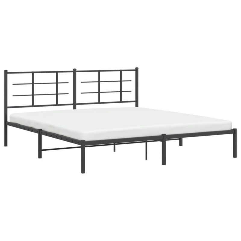 Łóżko metalowe WaszeMeble 183x213 cm czarna WM-355566 1 szt.