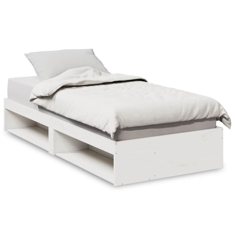 Rama łóżka WaszeMeble 100x200 cm Biały sosna WM-859239 1 szt.