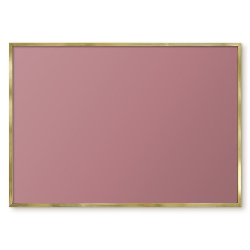 Tablica Magnetyczna Tulup 100x70 cm Zgaszony róż - Złota rama Do salonu, sypialni 1 szt.