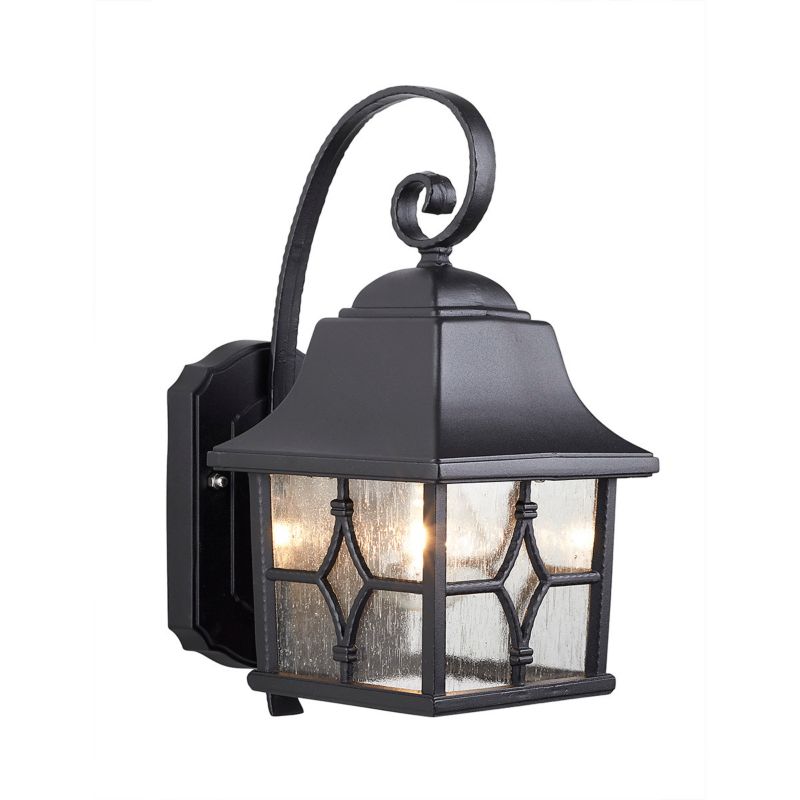 Kinkiet ścienny zewnętrzny Elstead Kent czarny 1 x E27 x 60W IP44 wym: 32,8 x 16,5 x 23 cm - 1 szt.