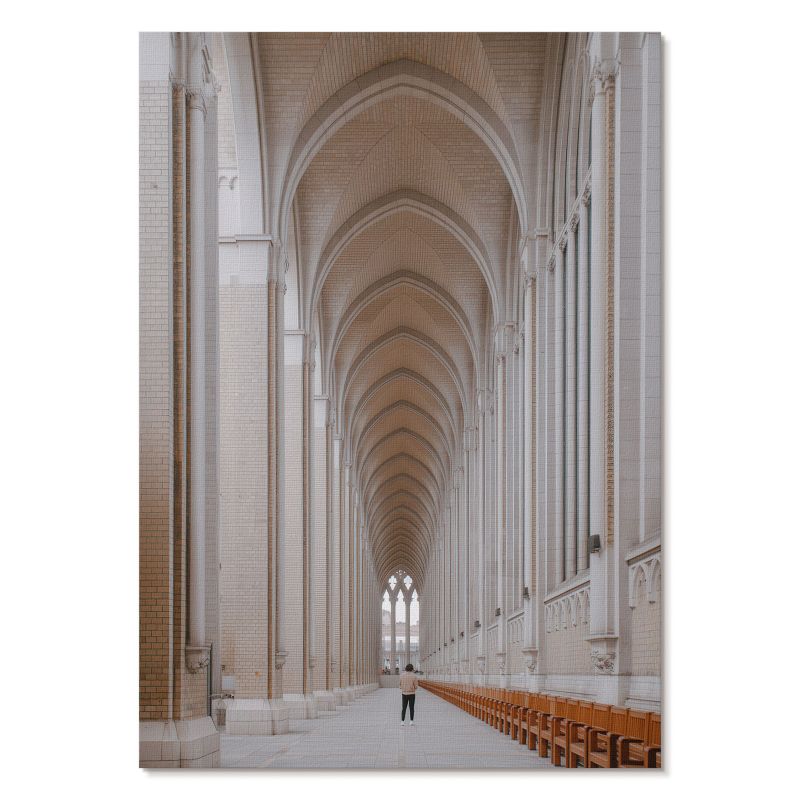 Nowoczesny Plakat na Płótnie Tulup 21x29,7 cm (A4) Monumentalna architektura Do salonu, biura, 1 szt.