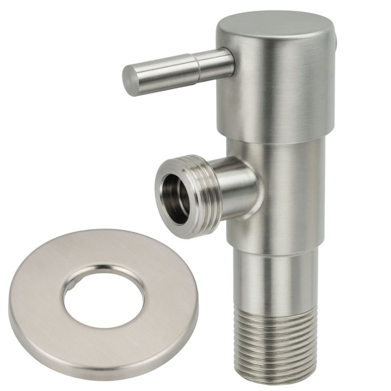 Zawór Kątowy do Pralki Zmywarki Baterii Głowica Ceramiczna GZ/GZ 1/2x3/4" 1 szt.