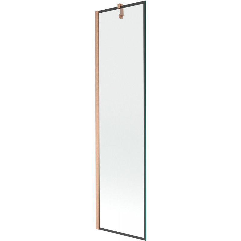 Parawan nawannowy stały Mexen Next czarny 50x150 cm 1 szt.