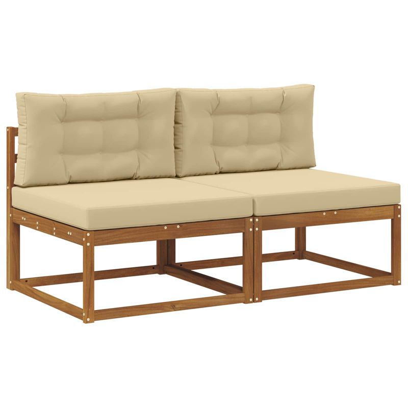 Sofa ogrodowa WaszeMeble z akacji brązowa z poduszkami WM-900540 1 szt.