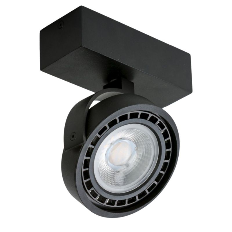 Lampa natynkowa Azzardo Jerry LED czarna ruchoma 1x12V